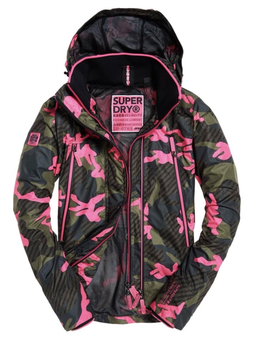 SuperDry Tech Print Velocity SD-Windcheater
